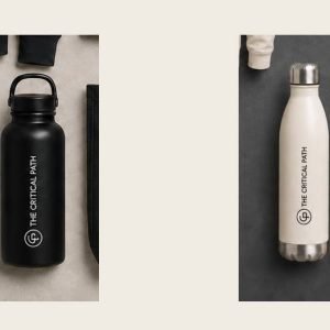 Critical Path Insulated Bottle in dark and light